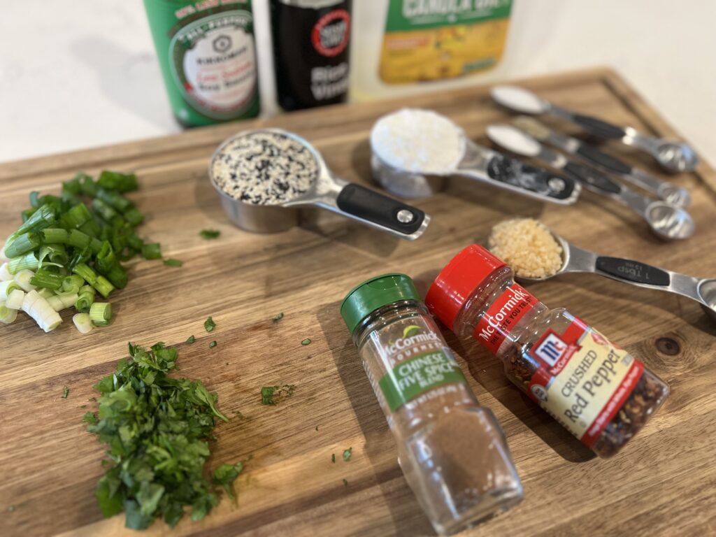 sesame crusted tofu ingredients